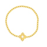Roberto Coin 18k Yellow Gold 0.03cttw Diamond Petite Stretchy Bracelet