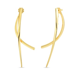 Roberto Coin 18k Yellow Gold Oro Classic Drop Earrings