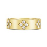 Roberto Coin 18ct Yellow Gold Love In Verona 0.46ct Ring - Ring Size N.5