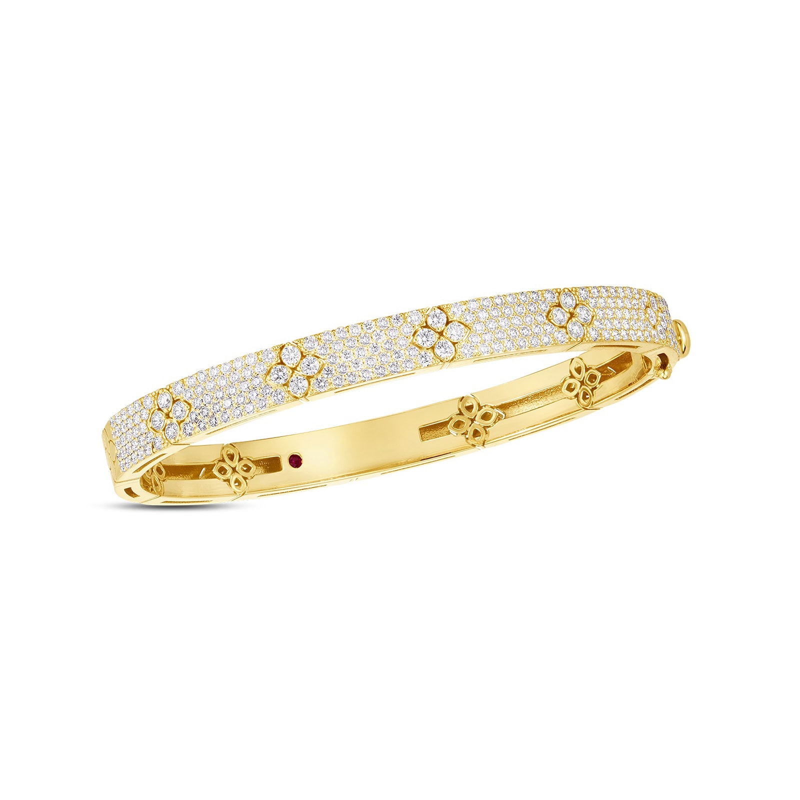 Roberto Coin 18k Yellow Gold 2.20cttw Diamond Love in Verona Bangle Roberto Coin 18k Yellow Gold 2.20cttw Diamond Love in Verona Bangle