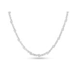 Roberto Coin The Marquesa Collection 18k White Gold 8.10cttw Diamond Necklace