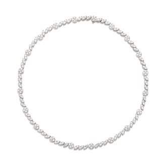 Roberto Coin The Marquesa Collection 18k White Gold 8.10cttw Diamond Necklace Roberto Coin The Marquesa Collection 18k White Gold 8.10cttw Diamond Necklace