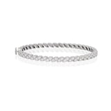 Roberto Coin The Marquesa Collection 18k White Gold 1.75 cttw Diamond Bangle