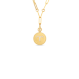 Roberto Coin 18K Diamond Aries Zodiac Medallion Pendant