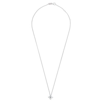 Roberto Coin 18ct White Gold Love in Verona Diamond 0.63ct Flower 45cm Pendant Roberto Coin 18ct White Gold Love in Verona Diamond 0.63ct Flower 45cm Pendant