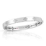 Roberto Coin 18k White Gold Love In Verona Bangle