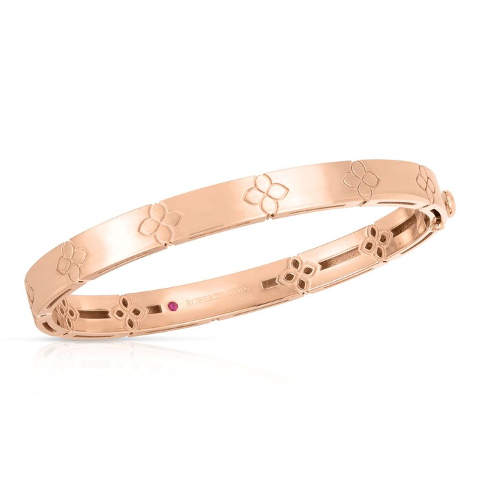 Roberto Coin 18k Rose Gold Love In Verona Bangle