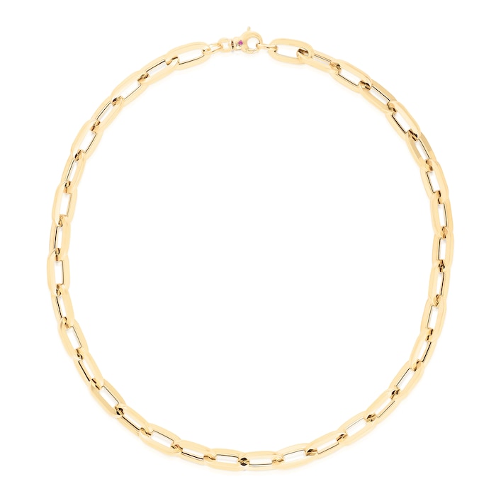Roberto Coin 18k Yellow Gold Classic Oro Collar Necklace - 17 Inch