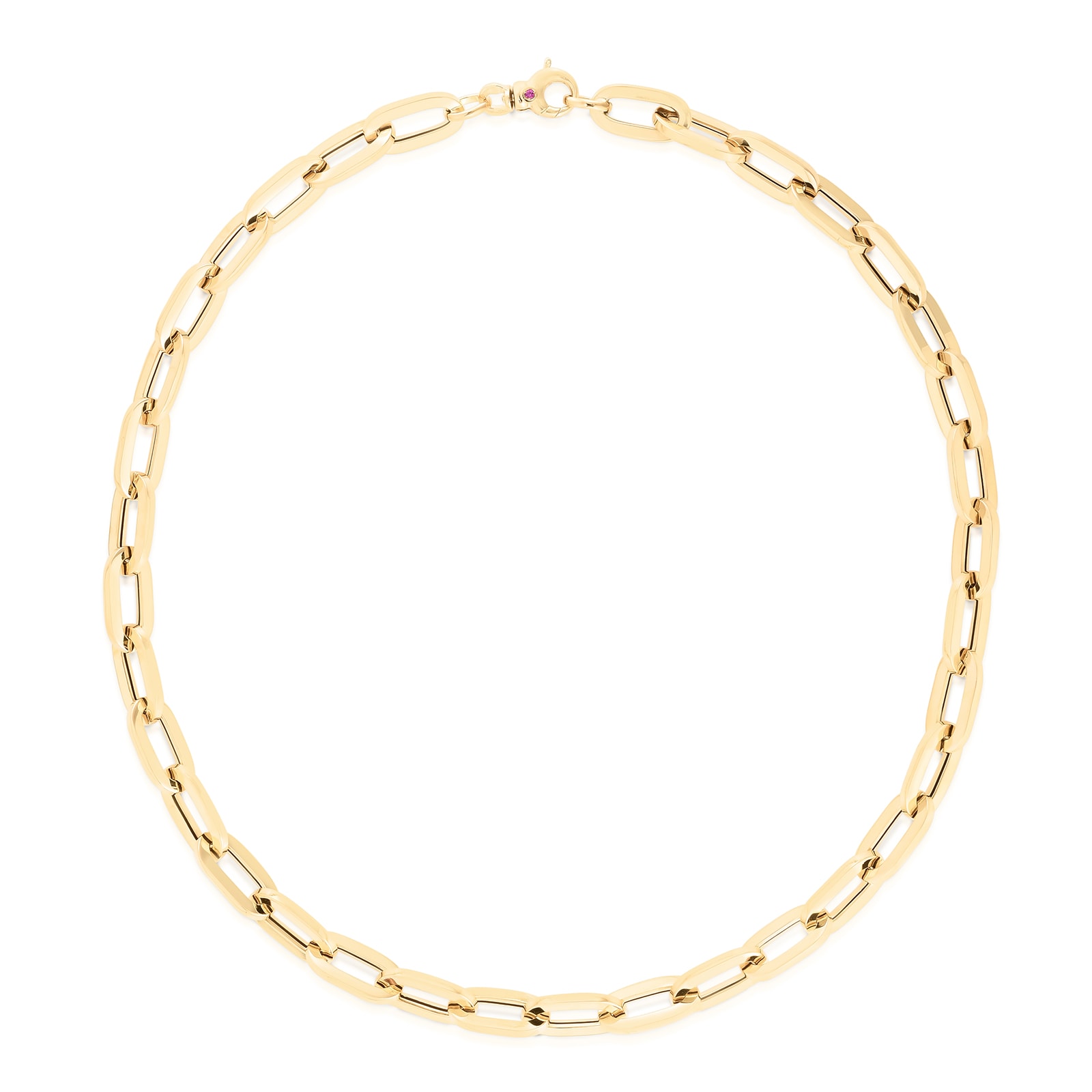 Roberto Coin 18K Zipper Diamond Accent Zipper Pull Long Necklace - 18K  Yellow Gold 8882997AY33X - Orr's Jewelers