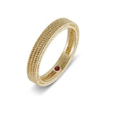 Roberto Coin 18ct Yellow Gold New Barocco Ring