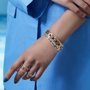 Roberto Coin 18ct Yellow Gold Navarra 0.75ct Diamond Bangle