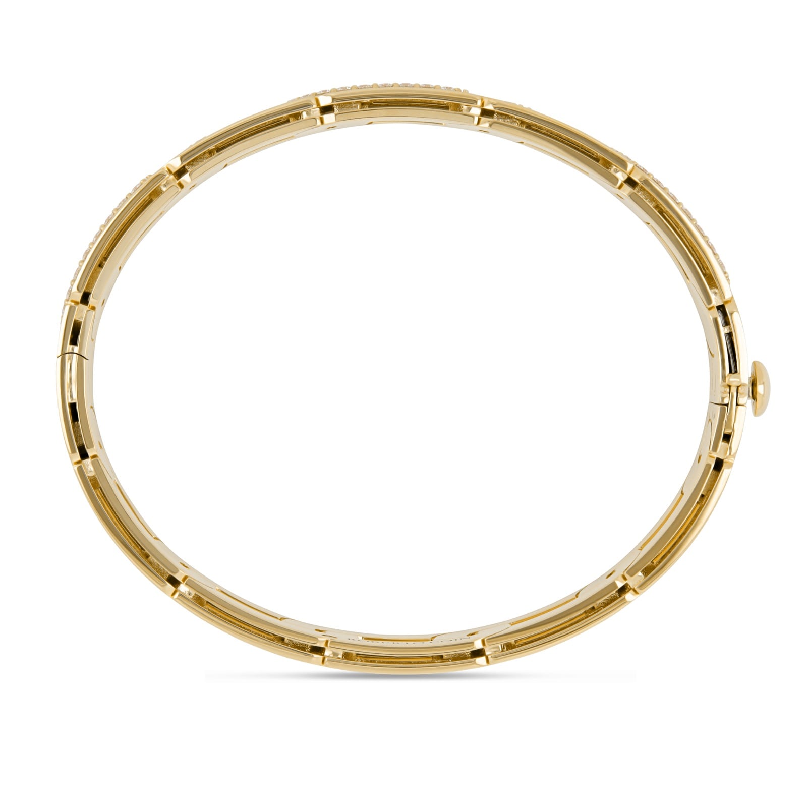 Roberto Coin 18ct Yellow Gold Navarra 2.13ct Diamond Bangle Roberto Coin 18ct Yellow Gold Navarra 2.13ct Diamond Bangle