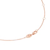 Roberto Coin Exclusive Venetian Princess 18ct Rose Gold 0.27ct Diamond & Ruby Pendant Necklace