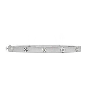 Roberto Coin 18ct White Gold Love In Verona 0.19ct Diamond Bangle
