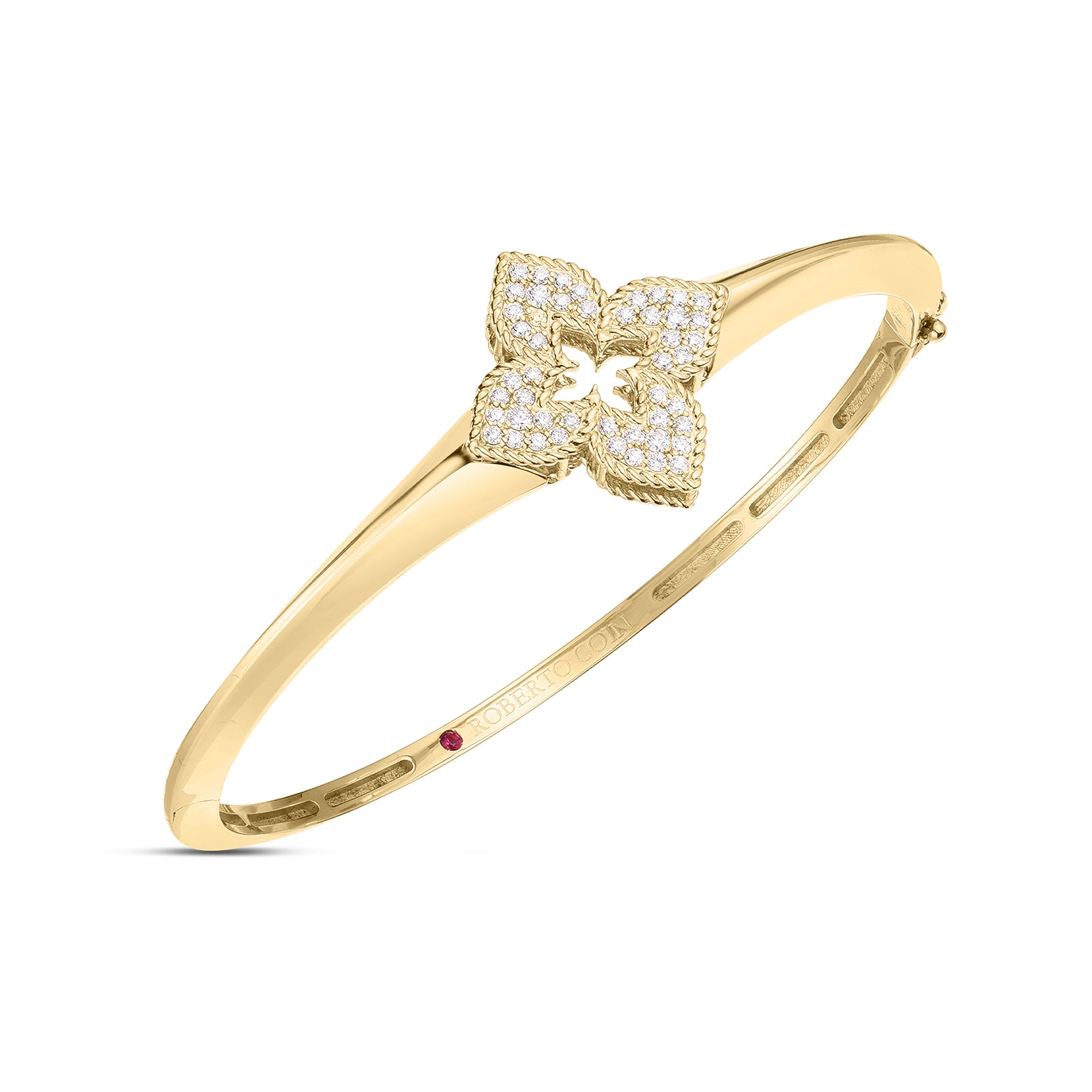 Birks 18k White Gold Diamond Splash Bracelet