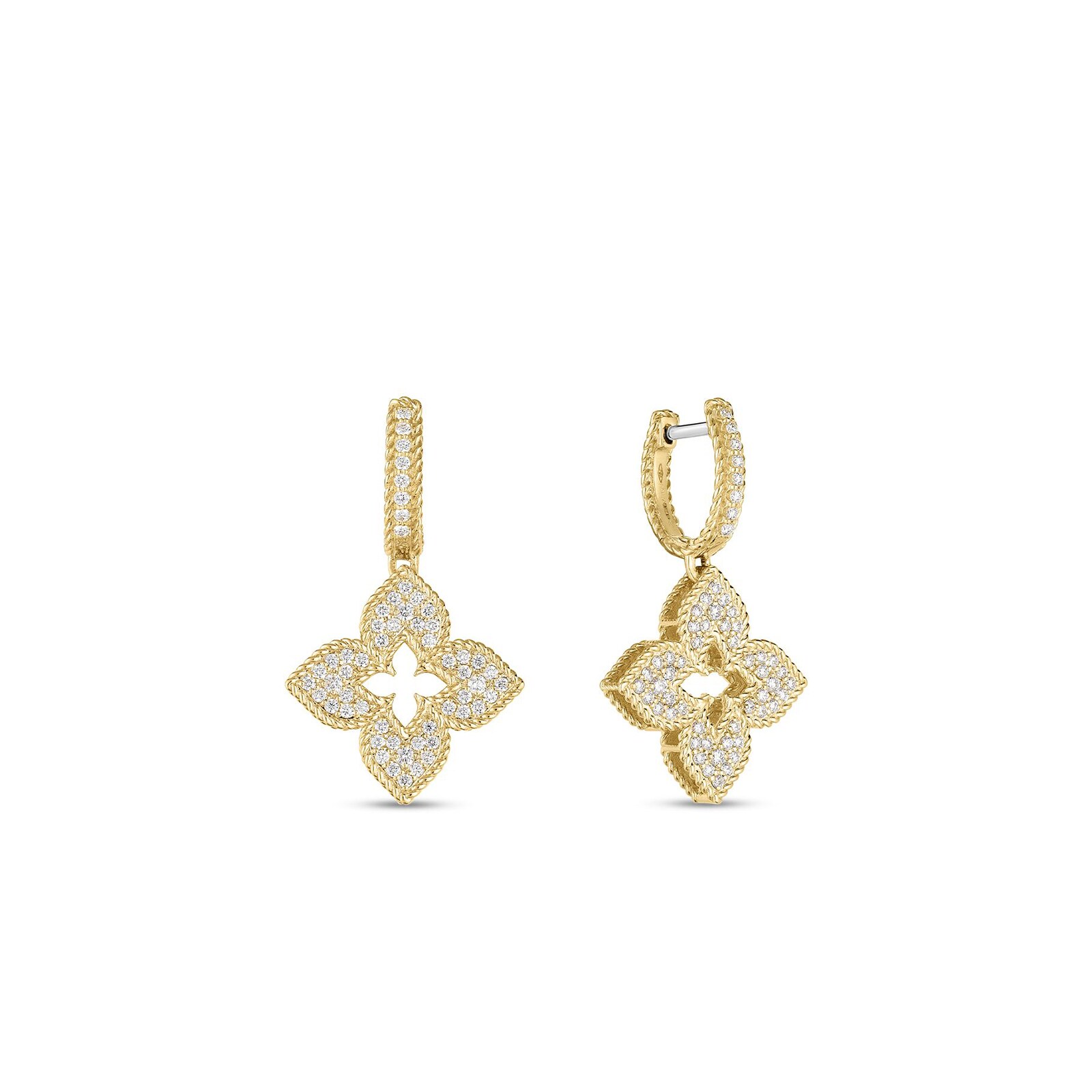 Roberto Coin 18k Yellow Gold 0.77cttw Diamond Venetian Princess Drop Earrings