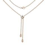 Roberto Coin 18k Rose Gold 0.30cttw Diamond Love in Verona Zipper Necklace