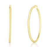 Roberto Coin 18K Yellow Gold Designer Gold Large Hoop Earrings