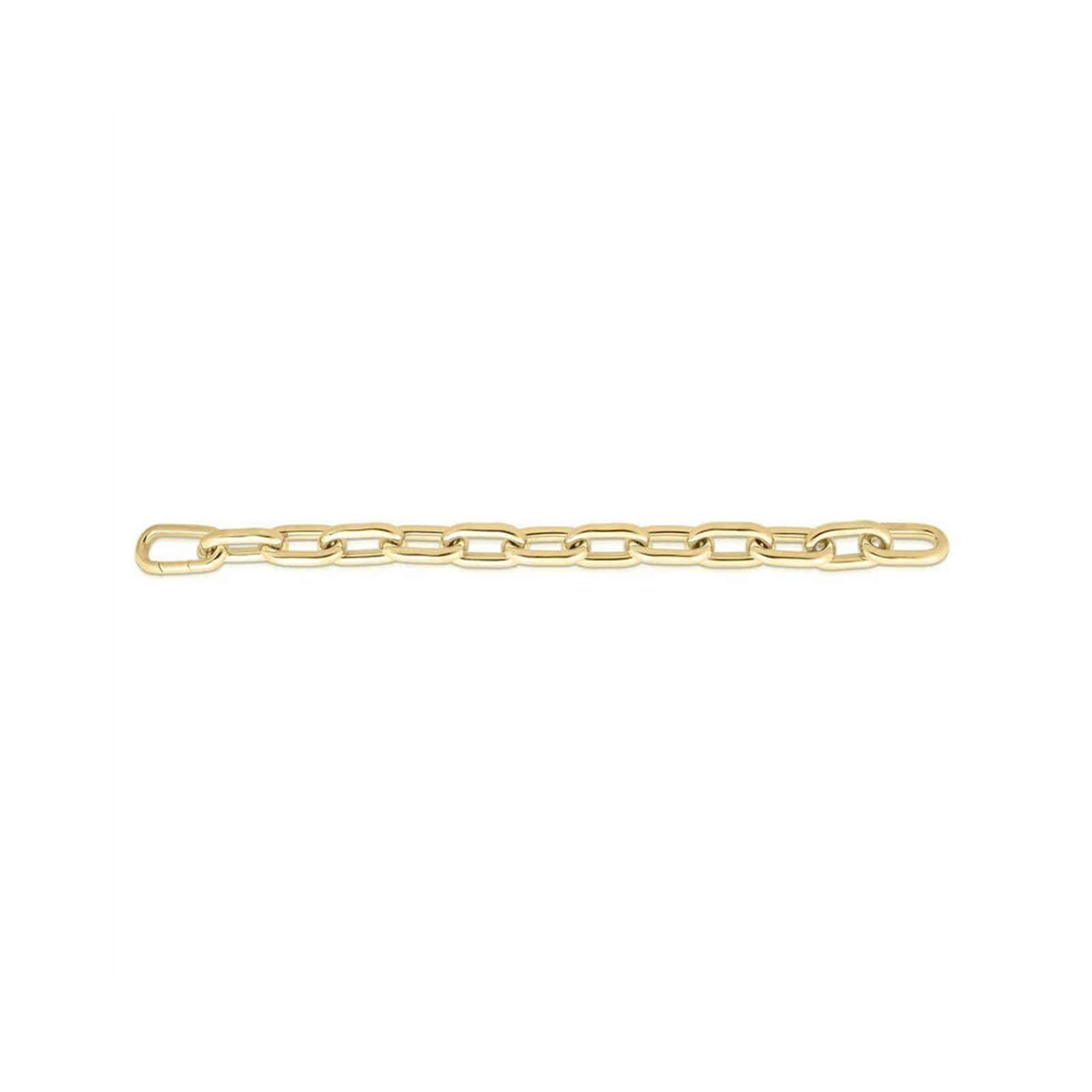 Roberto Coin 18K Yellow Gold Designer Gold Chunky Paperclip Link Chain Bracelet