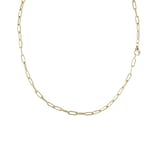 Roberto Coin 18K Yellow Gold Designer Gold Paperclip Chain Necklace