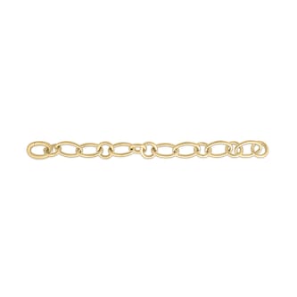 Roberto Coin 18k Yellow Gold Oval and Round Designer Gold Link Bracelet