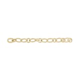 Roberto Coin 18k Yellow Gold Oval and Round Designer Gold Link Bracelet