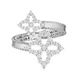 Roberto Coin 18ct White Gold Diamond Princess 0.68ct Diamond Ring - Ring Size J