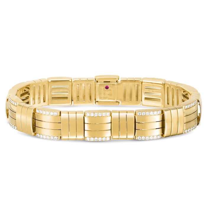 Roberto Coin 18ct Yellow Gold Appassionata 0.907ct Diamond Bracelet