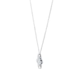 Roberto Coin Princess Flower 18ct White Gold Diamond Necklace