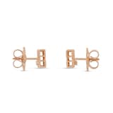 Roberto Coin Princess Flower 18ct Rose Gold Stud Earrings