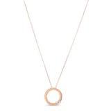 Roberto Coin Love In Verona 18ct Rose Gold Diamond Necklace