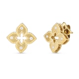 Roberto Coin Venetian Princess 18ct Yellow Gold Diamond Stud Earrings