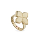 Roberto Coin 18ct Yellow Gold Princess Flower Ring - Ring Size J