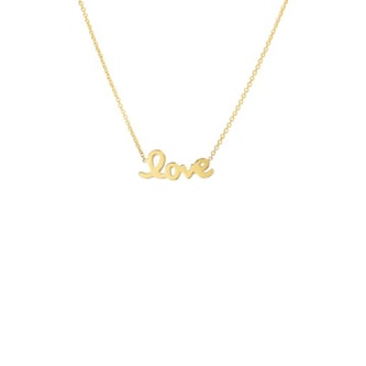 Roberto Coin 18k Yellow Gold Love Pendant 18" Roberto Coin 18k Yellow Gold Love Pendant 18"