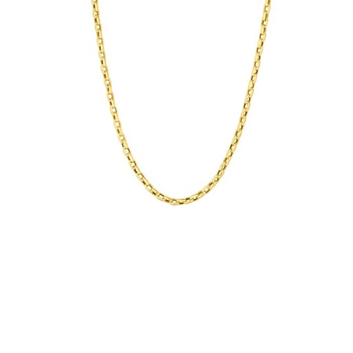 Roberto Coin 18k Yellow Gold Oval Link Necklace 18"