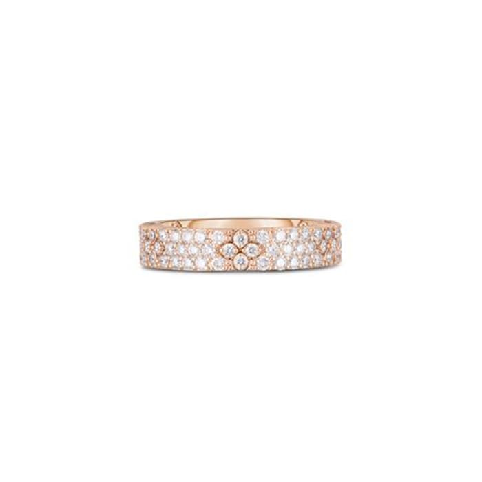 Roberto Coin 18k Rose Gold 1.10cttw Diamond Love in Verona Band