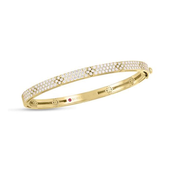 Roberto Coin 18k Yellow Gold 1.70cttw Diamond Bangle