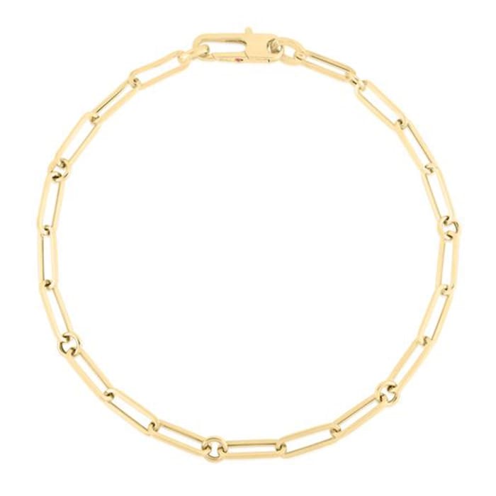 Roberto Coin 18k Yellow Gold Oval Link Bracelet