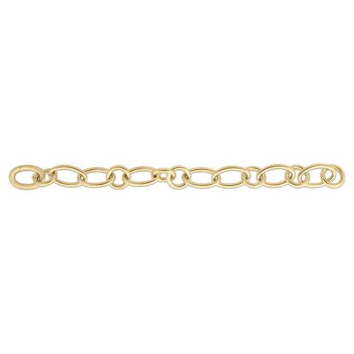 Roberto Coin 18k Yellow Gold Oval and Round Link Bracelet 8"