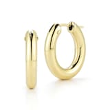 Roberto Coin 18K Yellow Gold Designer Gold Medium Hoop Earrings