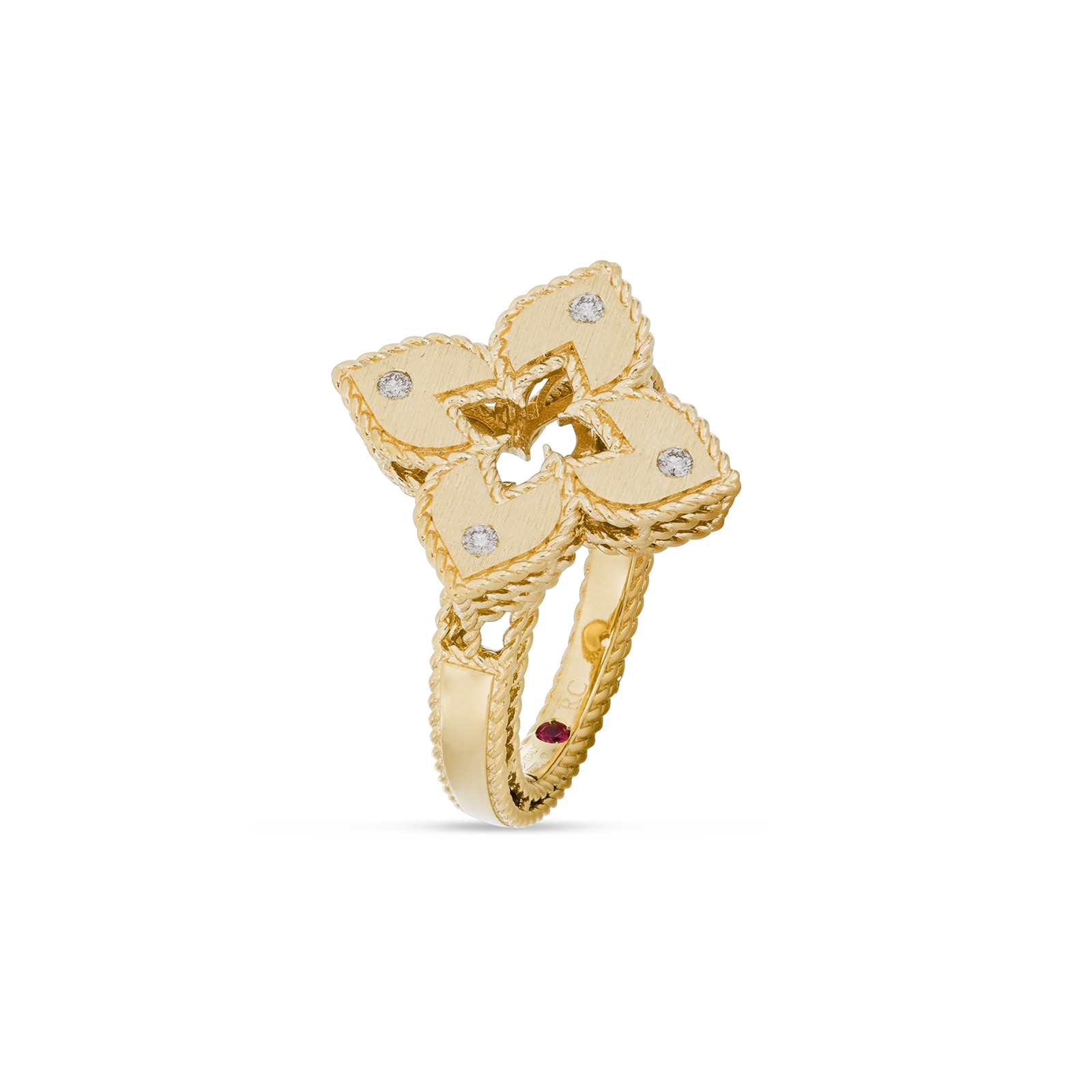 Venetian Princess 18ct Yellow Gold 0.57ct Diamond Ring - Ring Size L