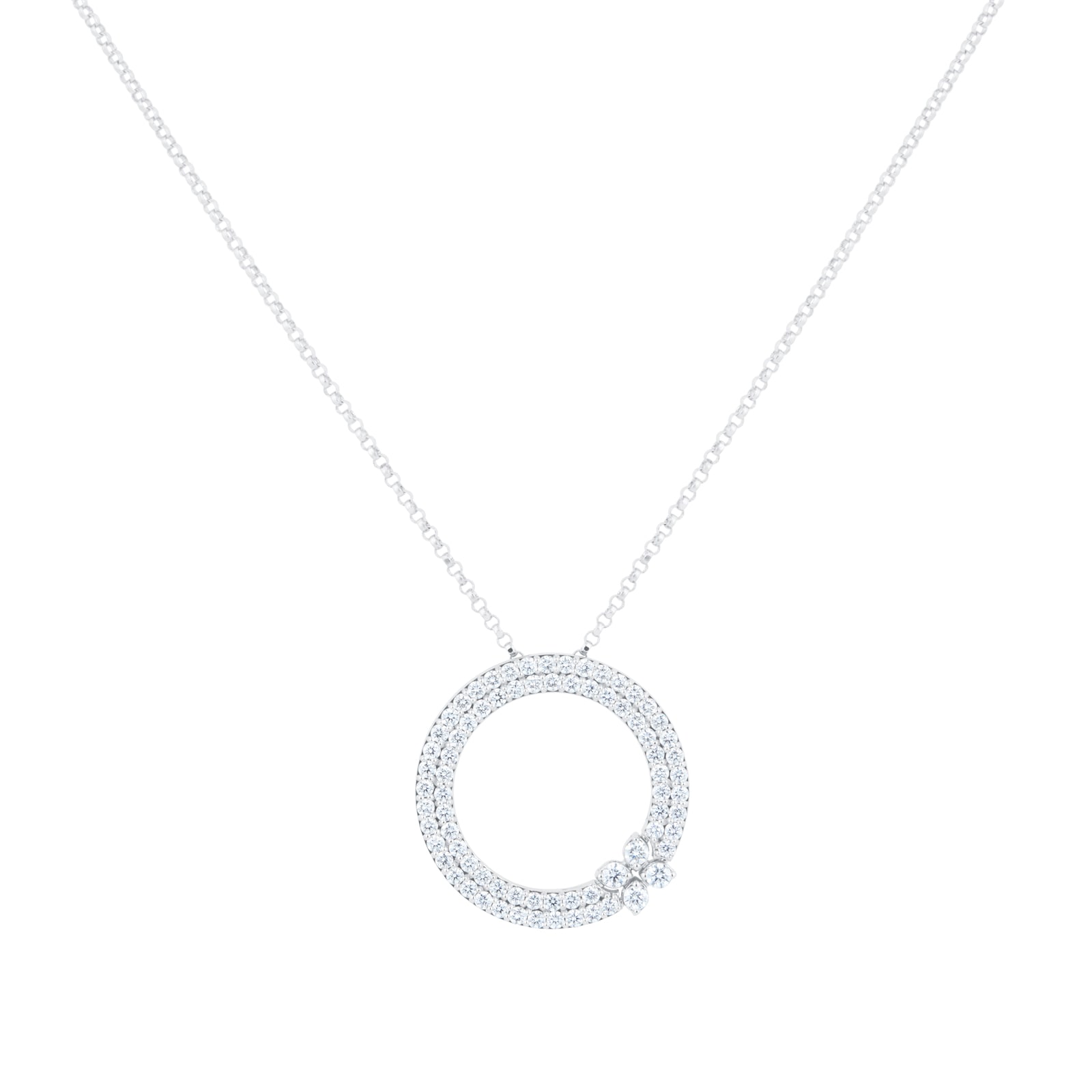 Venetian Princess 18ct White Gold 0.67ct Diamond Pendant