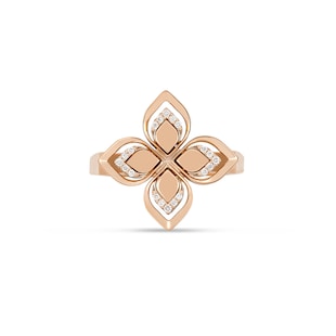 Roberto Coin Venetian Princess 18ct Rose Gold 0.07ct Diamond Ring