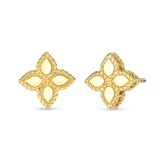 Roberto Coin 18k Yellow Gold Princess Flower Stud Earrings