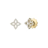 Roberto Coin 18K Yellow Gold Princess Flower Diamond Stud Earrings