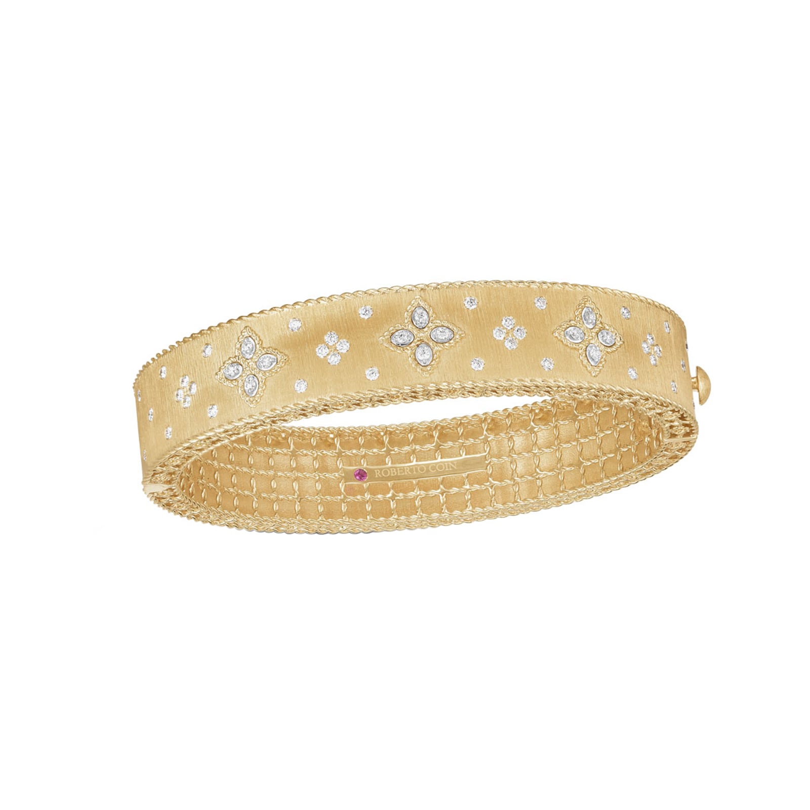 Roberto Coin Venetian Princess 18ct Yellow Gold 0.88ct Diamond Bangle