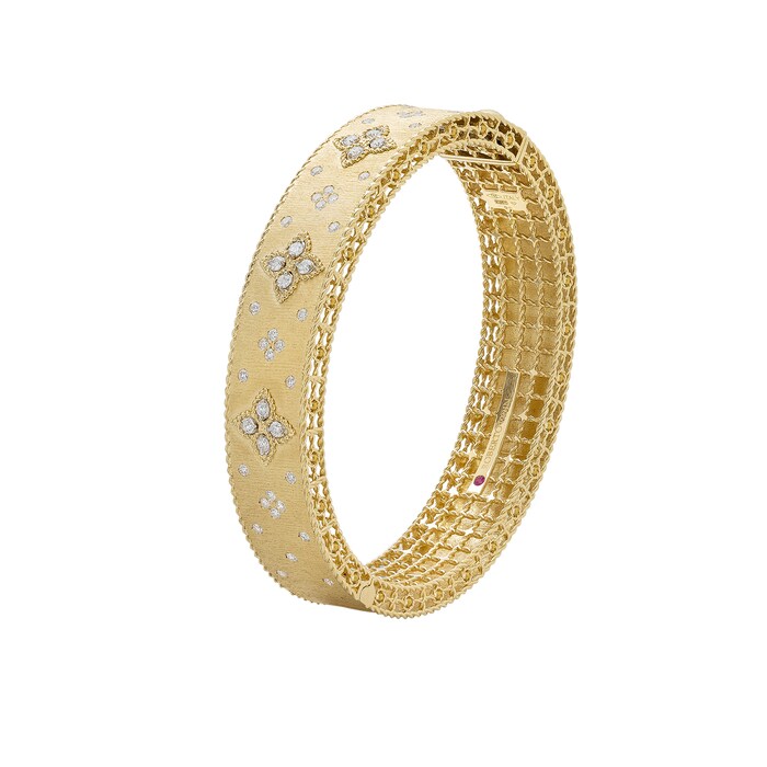 Roberto Coin Venetian Princess 18ct Yellow Gold 0.88ct Diamond Bangle