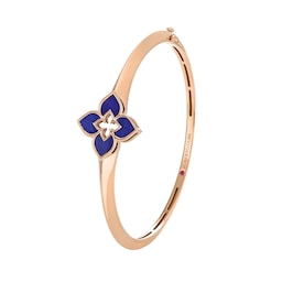 37522294 - Venetian Princess 18ct Rose Gold Lapis Bangle