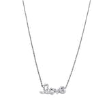 Roberto Coin 18k White Gold 0.12cttw Diamond Tiny Treasures 'Love' Necklace 18"