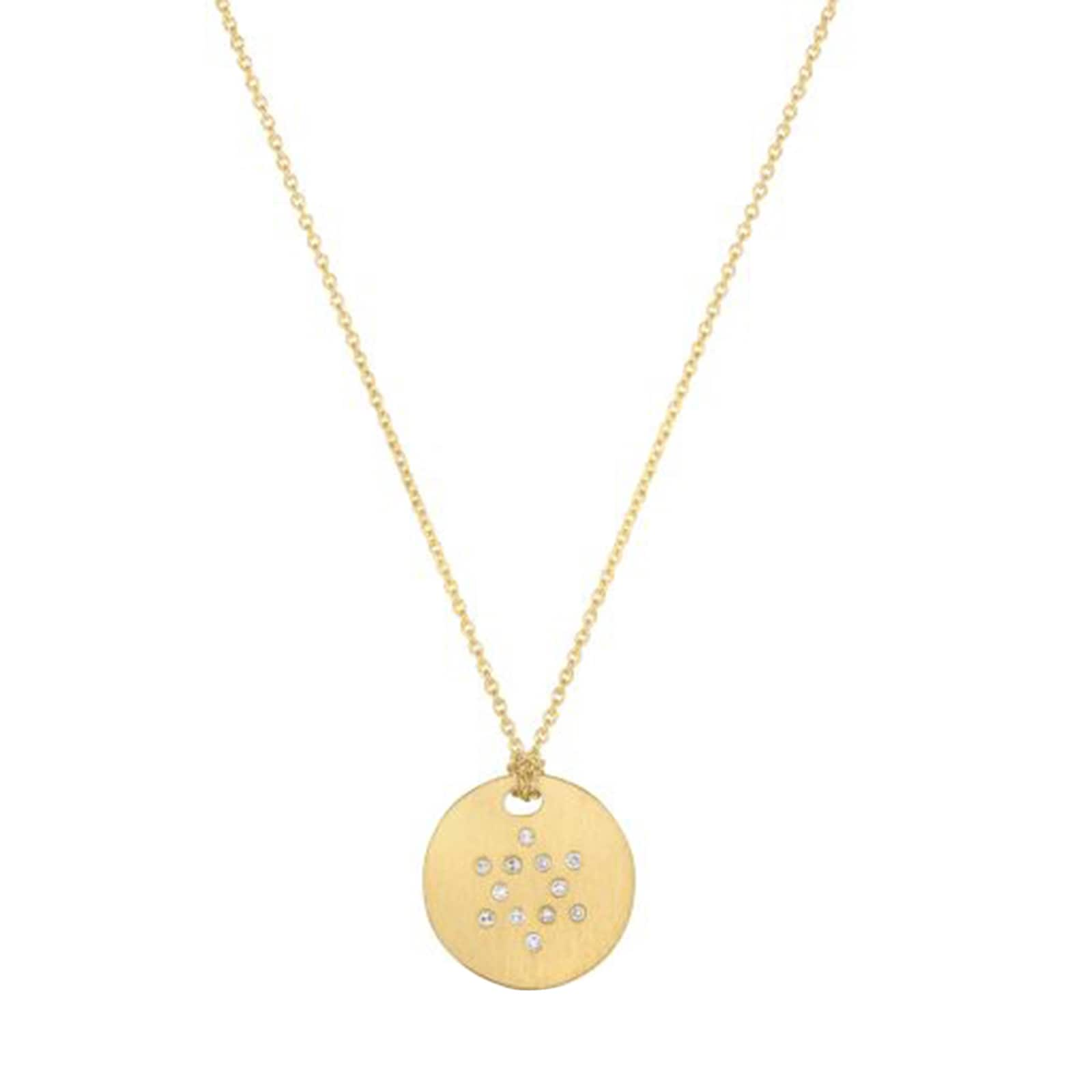 Roberto Coin 18k Yellow Gold 0.04cttw Diamond Star of David